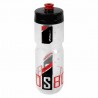 Bidon POLISPORT 800ml S800 clair/noir/rouge bouchon à visser 0