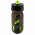 Bidon POLISPORT 600ml S600 clair noir/Lime vert bouchon à visser