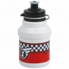 Bidon POLISPORT 350ml Race blanc bouchon à clipser 0