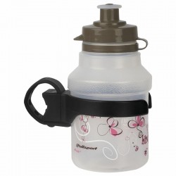 Bidon POLISPORT 350ml Birdy+ Rotative Holder clair (ClipOn Cap)