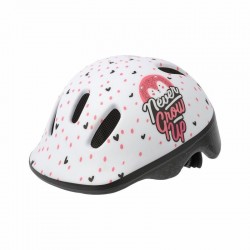 Casque POLISPORT bébé  Hoggy (Xxs  44/48) blanc/Pink mat GlueOn