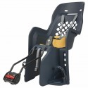 Siège de vélo arrière POLISPORT Joy FF 29" fixation cadre  denim/jaune
