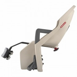 Siège de vélo arrière POLISPORT Guppy Maxi+ FF fixation portebagages  crème/gris