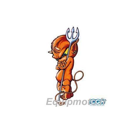 Stickers diable orange Stickers diable orange