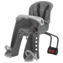 Siège de vélo avant POLISPORT Bilby Junior FF fixation cadre  gris foncé/argent