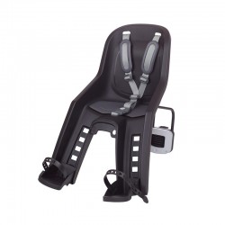 Siège de vélo avant POLISPORT Bubbly Mini Plus FF fixation cadre  noir/gris foncé