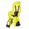Siège de vélo arrière POLISPORT Joy FF fixation cadre  jaune fluo/gris foncé 0