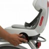 Siège de vélo arrière POLISPORT Guppy Junior fixation portebagages   gris clair/gris foncé 4