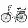 Siège de vélo arrière POLISPORT Guppy Junior fixation portebagages   gris clair/gris foncé 7