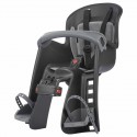 Siège de vélo avant POLISPORT Bilby Junior FF fixation tube de direction  noir/gris foncé