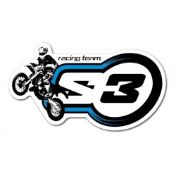 Autocollant S3 Enduro 60x30cm