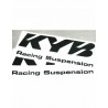 Autocollant de fourche KYB blanc 1