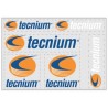 Planche autocollants TECNIUM 6 Logos fond transparent 180X125 0
