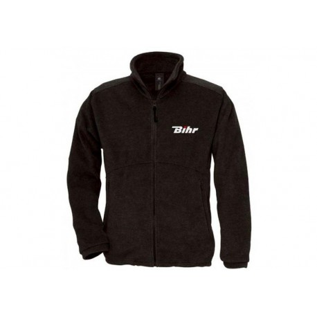 Blouson polaire zippé BIHR  noir taille L