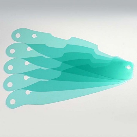 Tear offs ARAI SAI pour écran 2D pack de 5 pour casques RX7 GP/Quantum/QuantumST/QuantumST PRO/Rebel