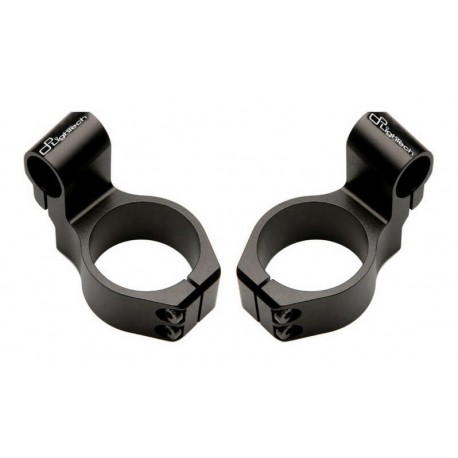 Bracelets de guidon moto LIGHTECH déporté et réhaussé