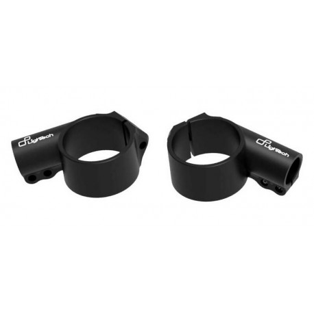 Bracelets de guidon moto LIGHTECH déporté 20mm