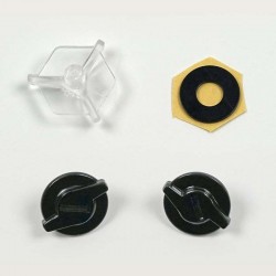 Kit vis de visière ARAI noir pour casques MX V/VX 3/Penta