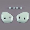 Plaques pivot ARAI TX Diamond White pour casques Tour X 4/Tour X 3 1