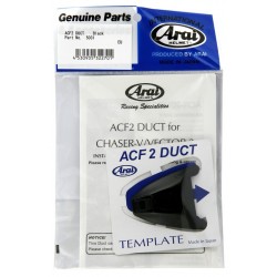 Ventilation supérieure avant ARAI Air Conductor Front 2 black pour casque Chaser V/Chaser V PRO