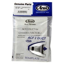 Ventilation supérieure avant ARAI Air Conductor Front 2 aluminium silver pour casque Chaser V/Chaser V PRO