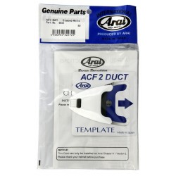 Ventilation supérieure avant ARAI Air Conductor Front 2 diamond white pour casque Chaser V/Chaser V PRO