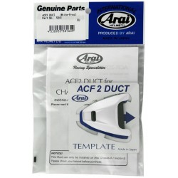Ventilation supérieure avant ARAI Air Conductor Front 2 frost white pour casque Chaser V/Chaser V PRO