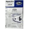 Ventilation supérieure avant ARAI Air Conductor Front 2 frost white pour casque Chaser V/Chaser V PRO 1