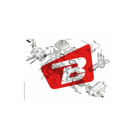 Pièce détachée   Kit fixation ARAI LRS Stripe