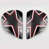 PLATINE ECRAN ARAI SAJ STARFLAG 2 RED CASQUE INTEGRAL 0