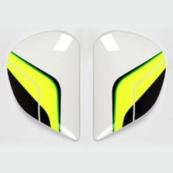 Plaques pivot ARAI Super AdSis J (LRS) Flow Green pour casques  Axces II