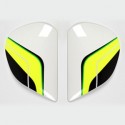 Plaques pivot ARAI Super AdSis J (LRS) Flow Green pour casques  Axces II