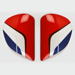 Plaques pivot ARAI Super AdSis J (LRS) Flow Blue pour casques Axces II