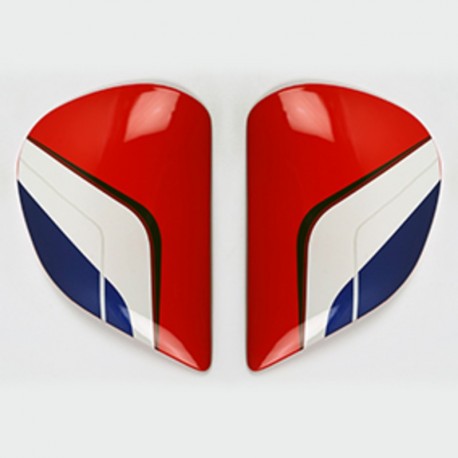 Plaques pivot ARAI Super AdSis J (LRS) Flow Blue pour casques Axces II