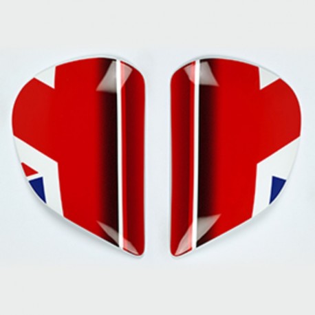 Plaques pivot ARAI Super AdSis J (LRS) Flag UK 2015 pour casques Chaser V/Chaser V PRO