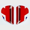 Plaques pivot ARAI Super AdSis J (LRS) Flag UK 2015 pour casques Chaser V/Chaser V PRO