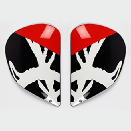 Plaques pivot ARAI Super AdSis J (LRS) Sketch Black pour casques Chaser V/Chaser V PRO