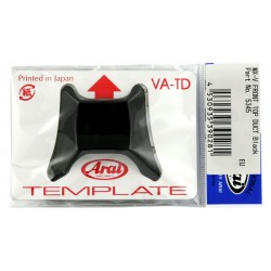 Ventilation supérieure centrale avant ARAI Front Top Duct Black pour casque MX V