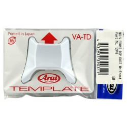 Ventilation supérieure centrale avant ARAI Front Top Duct Frost White pour casque MX V