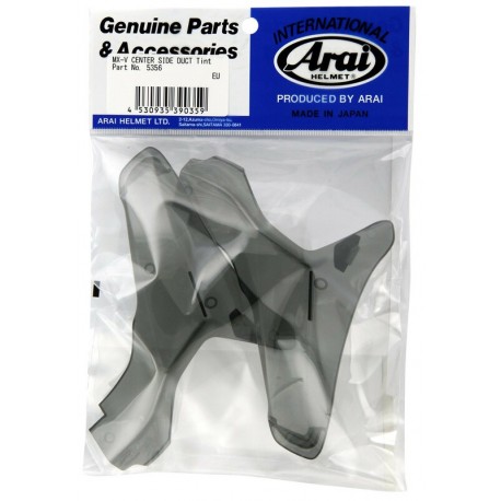 Ventilations arrières latérales supérieures ARAI Center Side Duct tint pour casque MX V