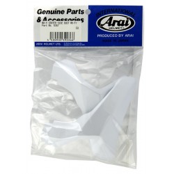 Ventilations arrières latérales supérieures ARAI Center Side Duct frost white pour casque MX V