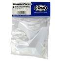 Ventilations arrières latérales supérieures ARAI Center Side Duct frost white pour casque MX V