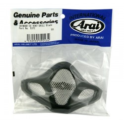 Ventilation menton ARAI grille extérieure Black pour casque MX V