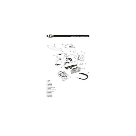 Pièces SAV ARAI  Veuillez communiquer avec notre service après ventes pour connaître la pièce correspondant à vos besoins.