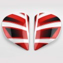 Platine écran SAJ ARAI casque intégral Apache red