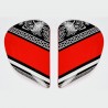 Platine écran SAJ ARAI casque intégral Ribbon Red 0