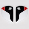 Platine écran ARAI VAS Place White casque intégral 0