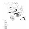 Coussin de joue ARAI Renegade 20mm casque intégral 1