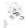 Visière TX 4 ARAI casque intégral Vision Grey 0