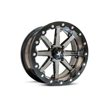 Jante MSA WHEELS M21 Lok Utility   argent/noir 15X7